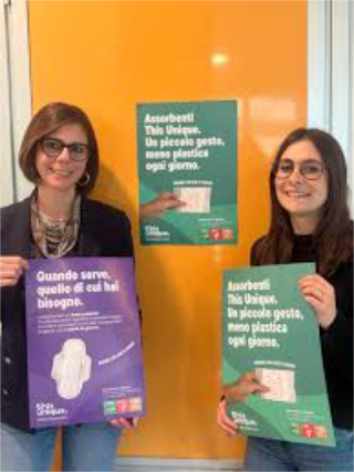 Assorbenti gratuiti e sostenibili nella sede della Città metropolitana